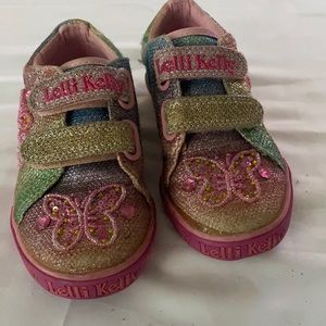 Lelli Kelly Rainbow Glitter Sneakers
